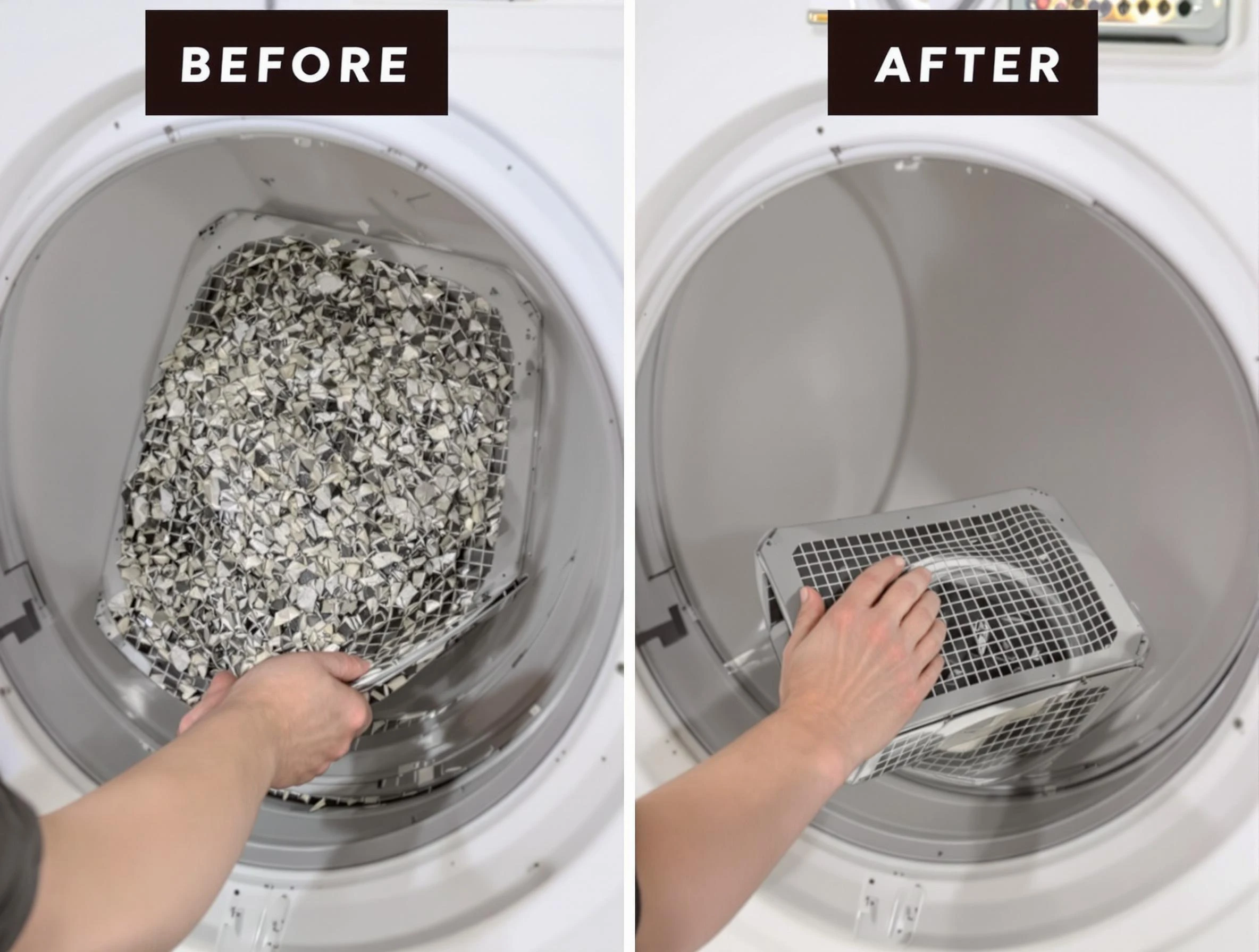 Professional lint trap cleaning by Riverdale Dryer Vent Cleaning in Riverdale